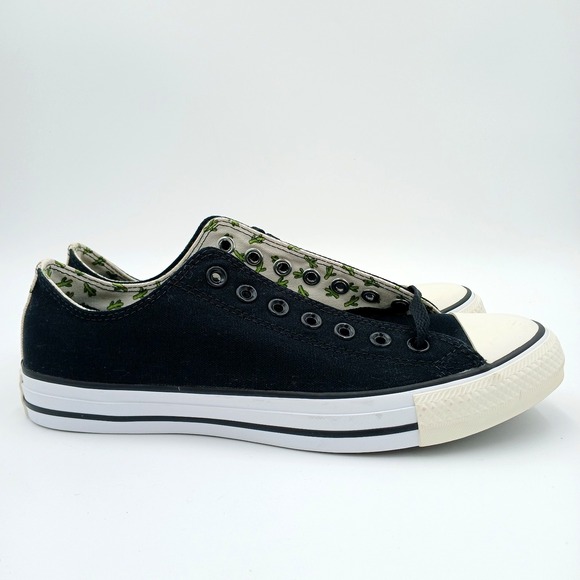 Converse Shoes Mens 8.5 Womens 10.5 Chuck Taylor All Star Low Top Sneakers Black